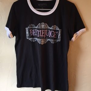 Black beetlejuice tee shirt